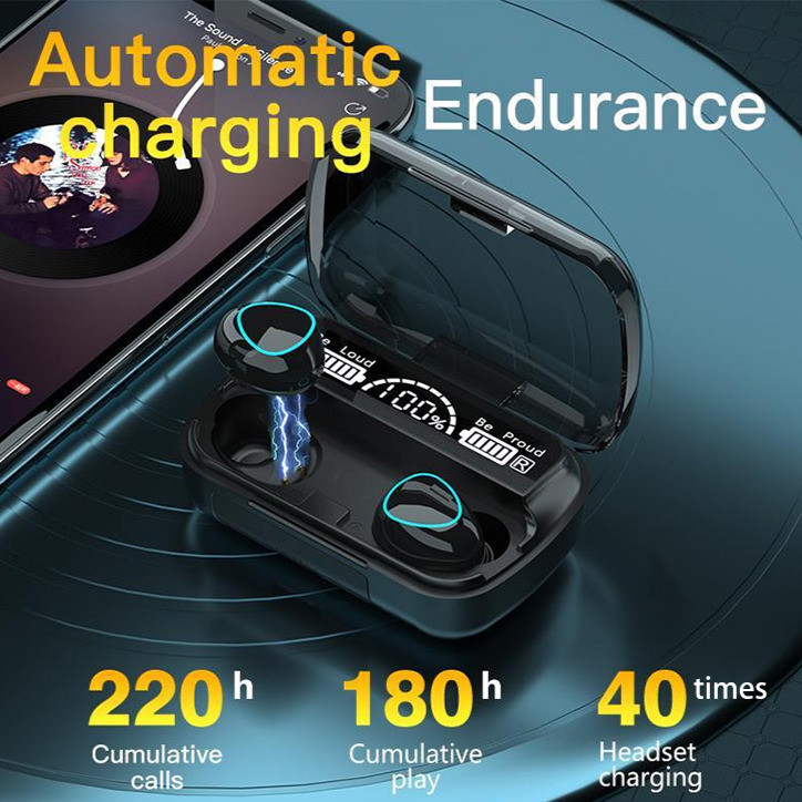 [Low Latency] Wireless Mini Bluetooth Earbuds TWS4 with Low Latency and Battery Display Bluetooth Ea