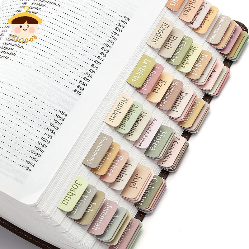 [8C05] Tab Kinh Thánh, 75 Tab, Tab Kinh Thánh Nhiều Màu Sắc, Nhiều Lớp Dành Cho Nữ Và Nam Giới, Tab 