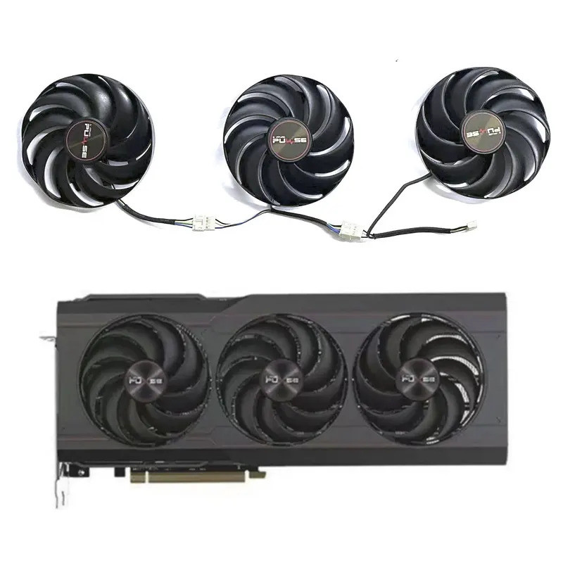 3 QUẠT Chính Hãng 85MM 4PIN FDC10H12D9-C Quạt GPU hoàn toàn mới cho SAPPhiRE PULSE AMD Radeon RX 680