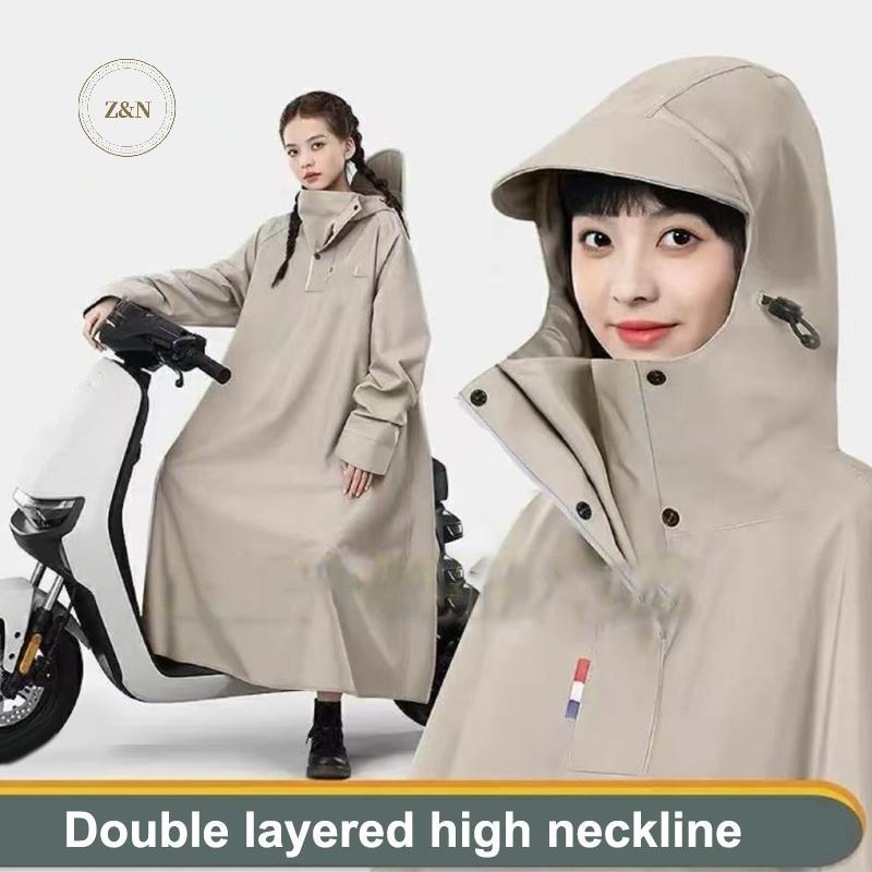 ZN Thiên Edmonton - Áo Mưa Poncho Phù Hợp Xe Máy và Xe Điện, Chống Thấm Nước và Bền