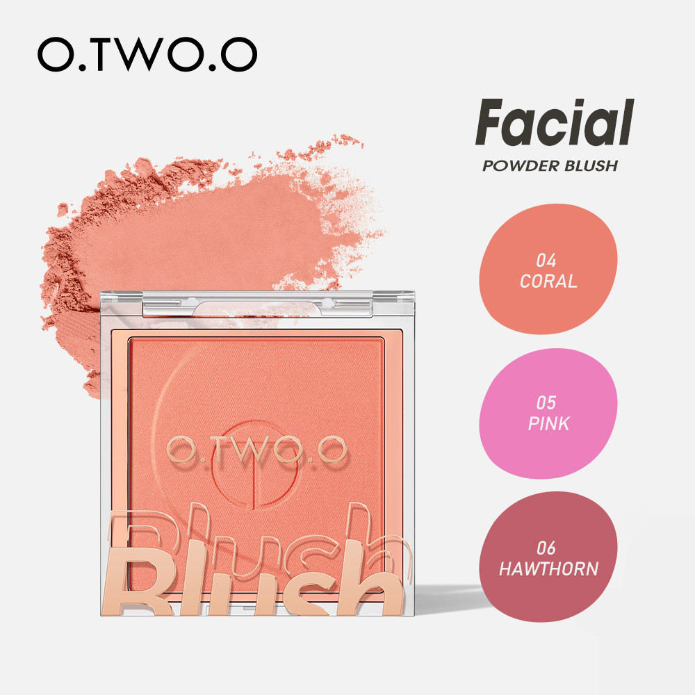 O.TWO.O Mượt Trẻ Hóa Blush Đơn Sắc Sửa Chữa Blush Tăng Cường Da Đỏ Trang Điểm SC0ph5.03