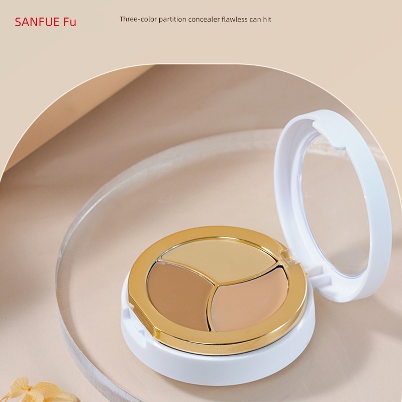 che khuyết the saem che khuyết điển luna Sanfu Lolina Flawless Clickable Tricolor Concealer Conceale