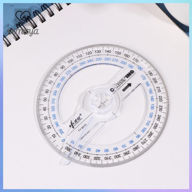 Dwi 1/3/5Pcs Thước Đo Góc Công Cụ Vòng Tròn Thước Đo Dự Thảo Công Cụ 360 Độ Toán Học Hình Học Cho Lớ