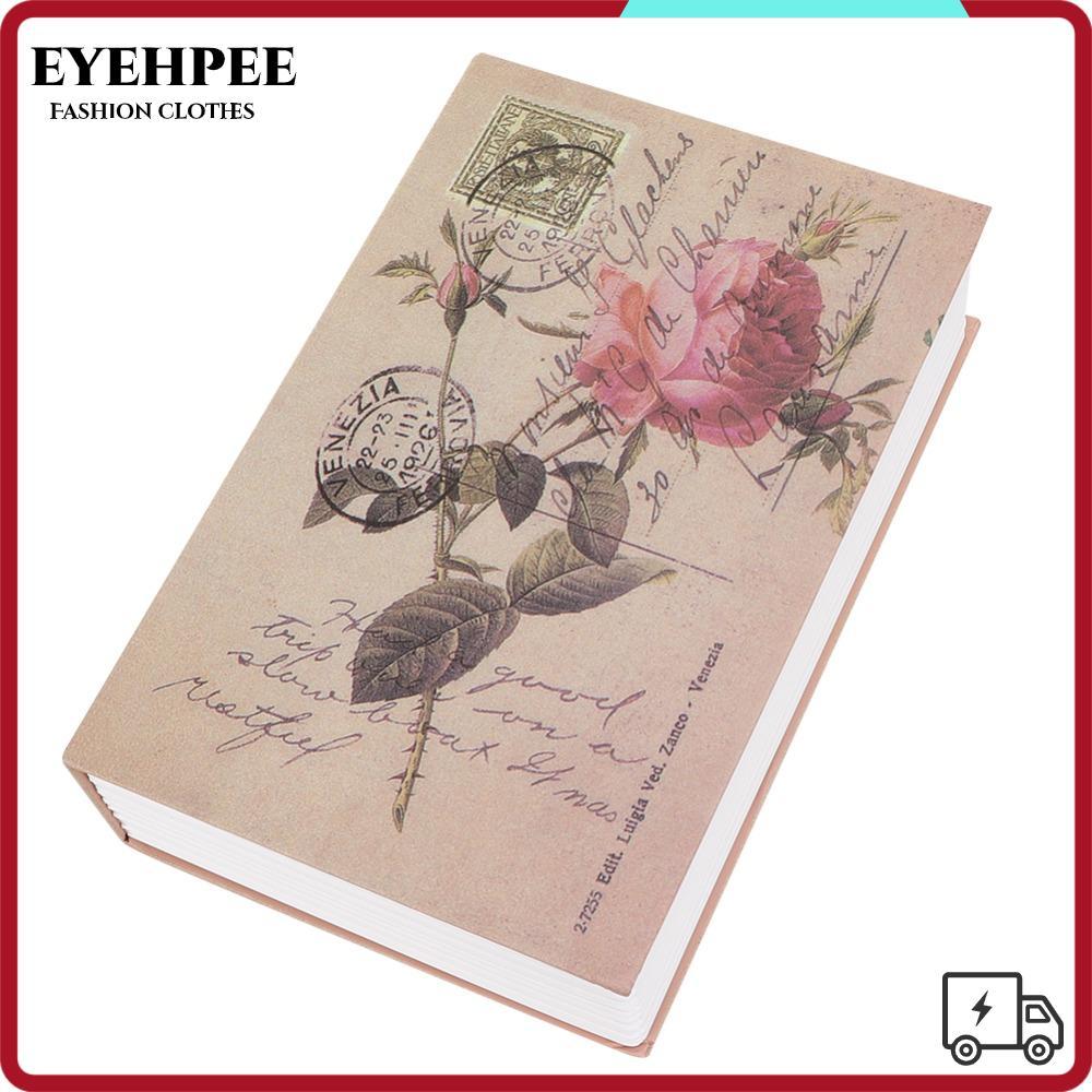 EYEHPEE Sách Hộp An Toàn, Khóa Kết Hợp Vintage Giả Diversion Sách An Toàn, Bảo Quản Tiền An Toàn Bí 