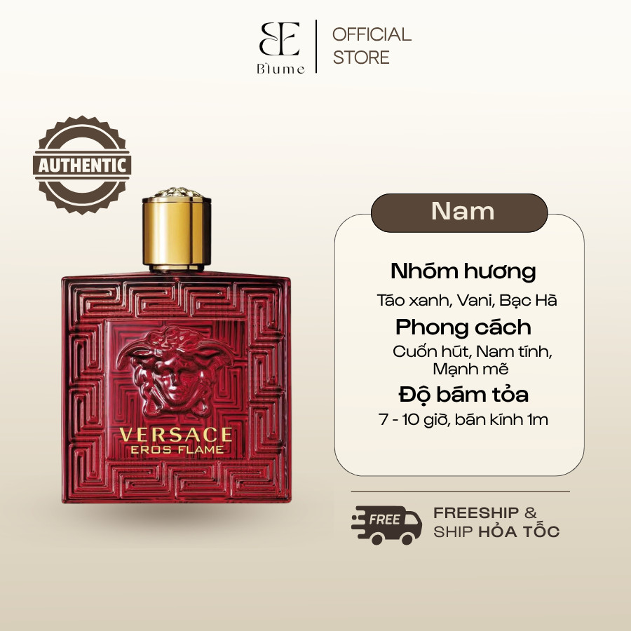 [ Mẫu Thử 10ML ] Nước hoa NAM EROS Đỏ mùi ngọt ngào - Blume Tiệm Nước Hoa