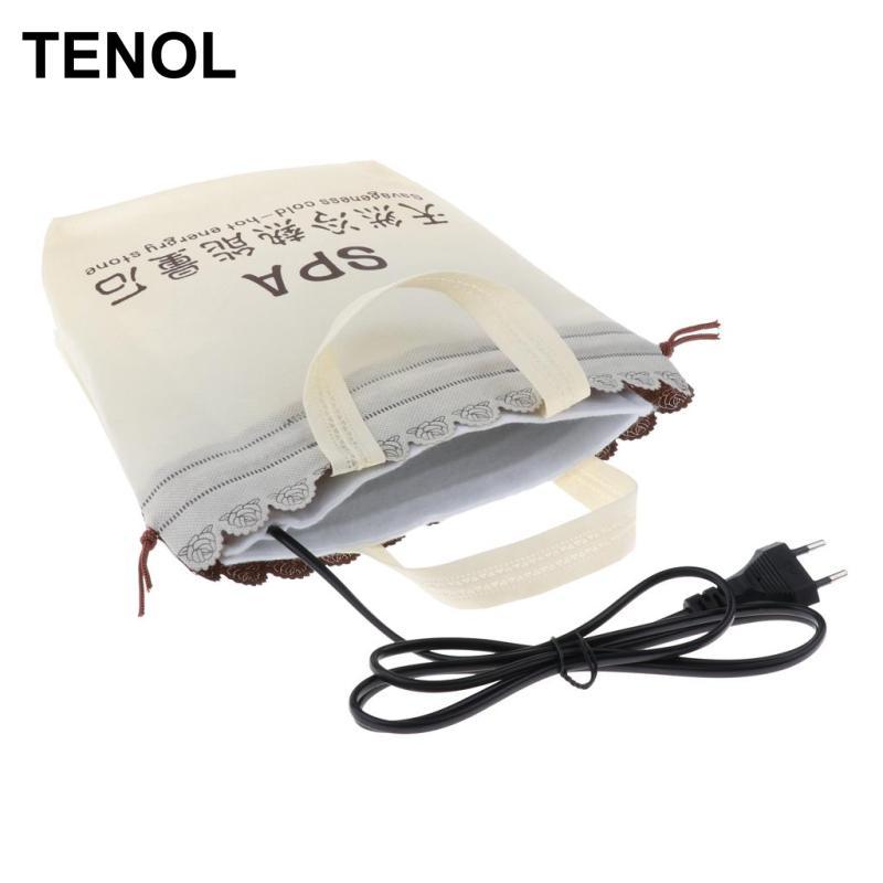 Túi đựng đá năng lượng nóng bằng vải Cotton di động cho Salon Home EU Plug