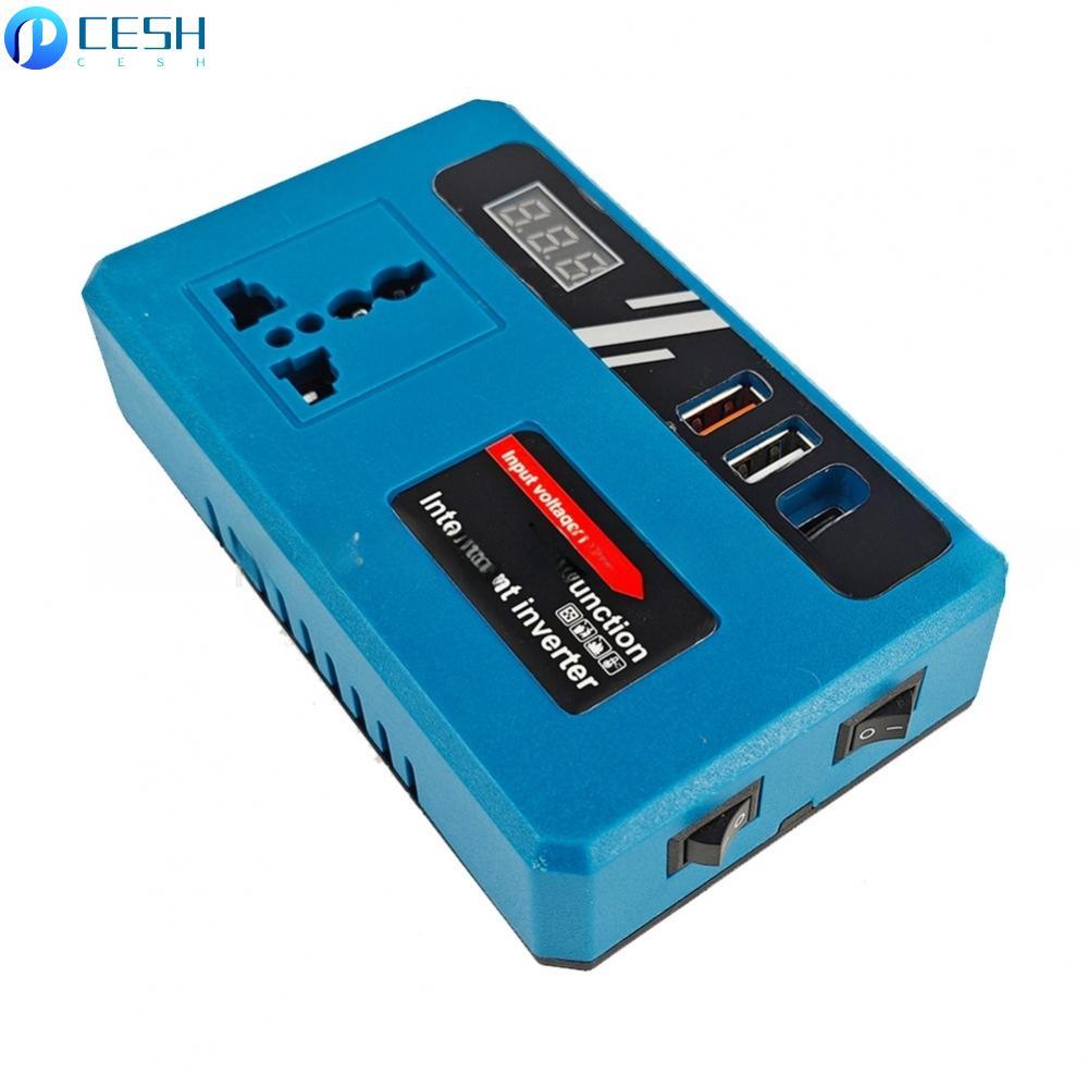 Biến tần DC sang DC 120W Đầu vào 21V Đầu ra 220V cho dụng cụ điện ô tô và gia đình
