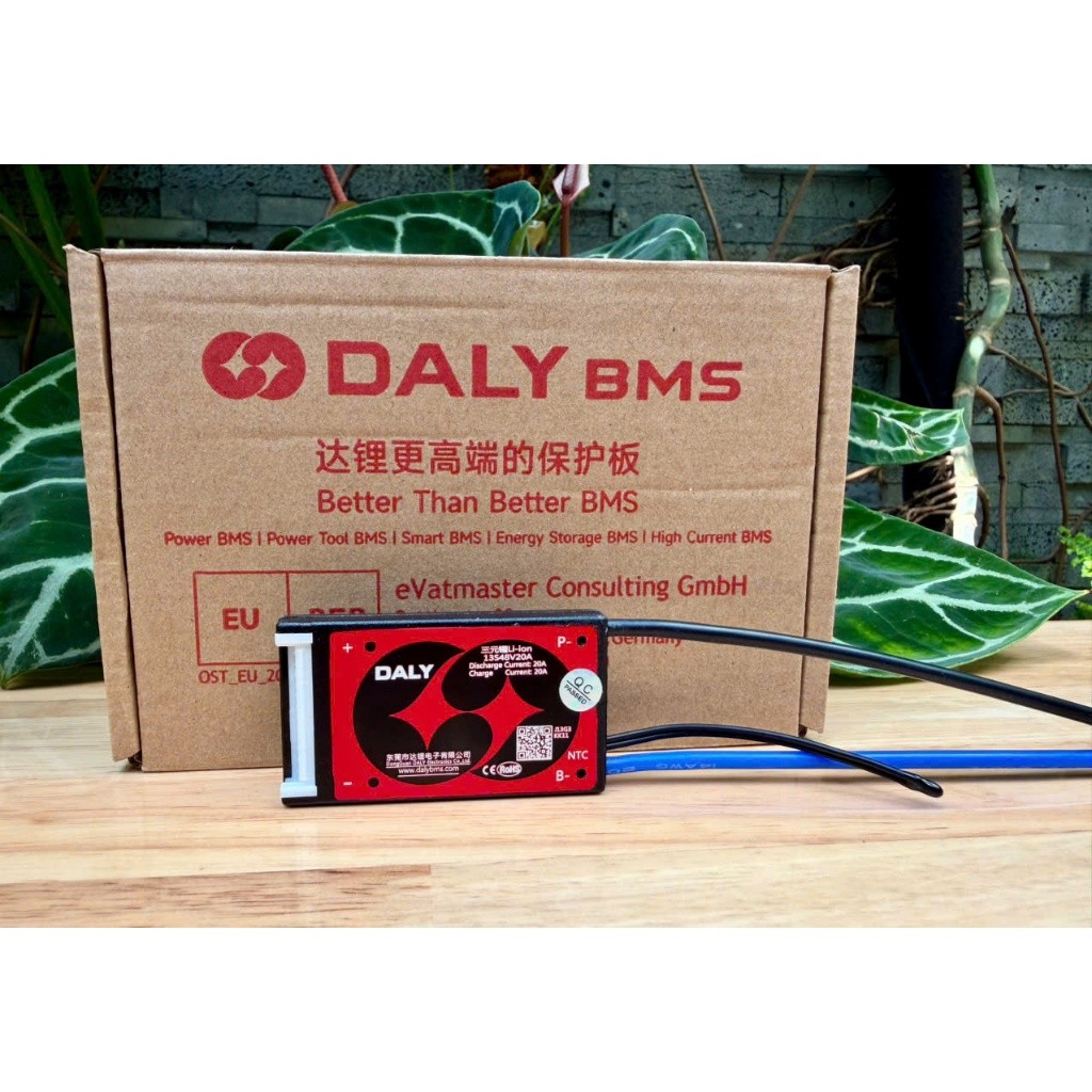 ( Mẫu mới ) Mạch BMS DALY 13s 48V 20A chính hãng, bảo vệ pin 18650 Lithium Ion. LL
