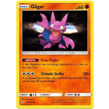 [Thẻ bài Pokemon TCG] Gligar - 98/214 - Common