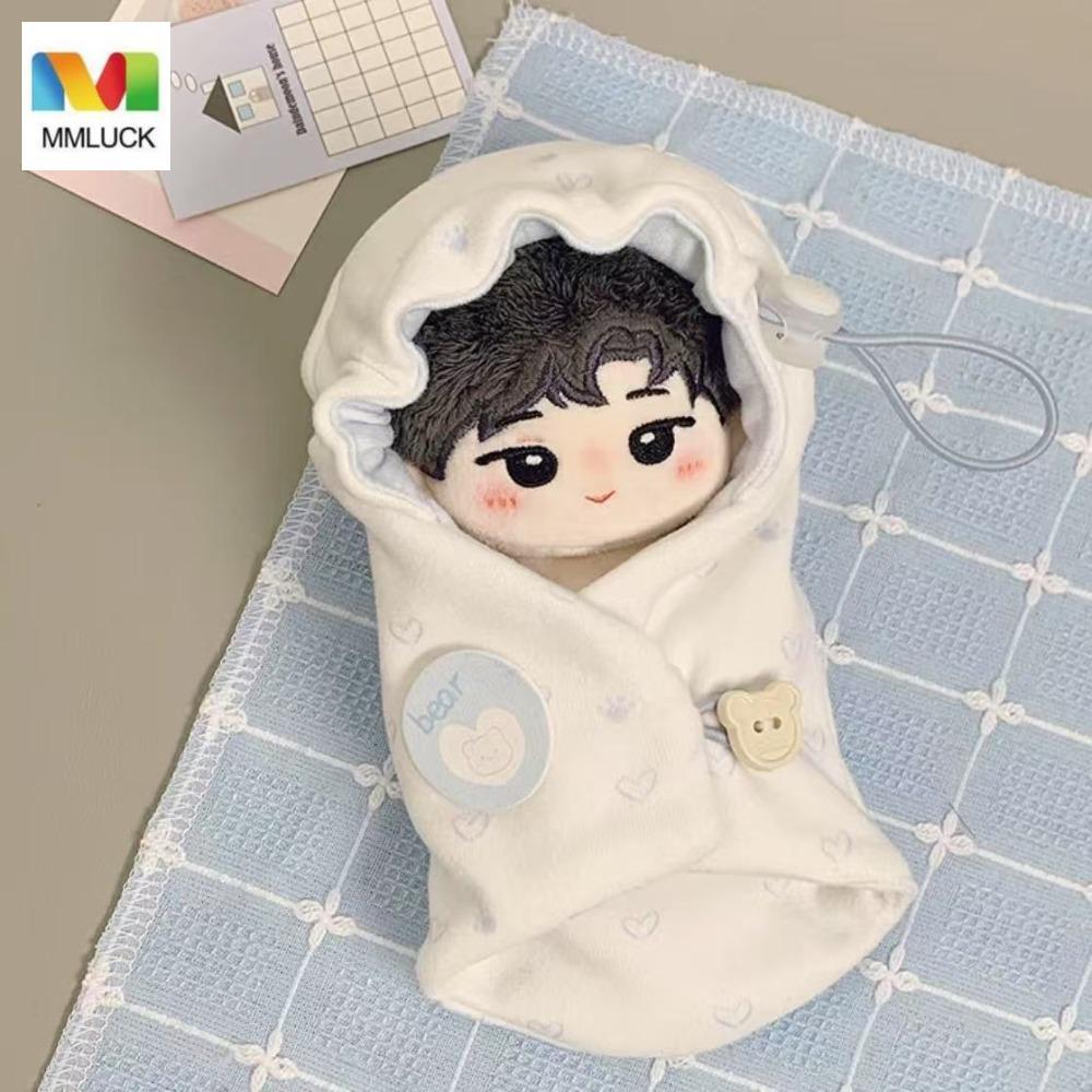 MMLUCK Quần áo quấn búp bê cotton 10cm, Túi ngủ áo choàng Quần áo búp bê 10cm, Quần áo DIY Chăn nhỏ 