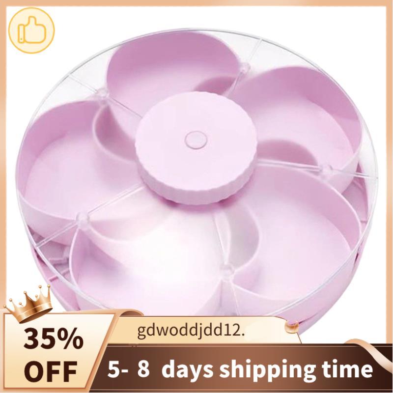 Khay đựng đồ ăn nhẹ chia rẽ xoay cao cấp-Perfect cho đồ ăn nhẹ, đồ nhúng & món khai vị tiệc lý tưởng