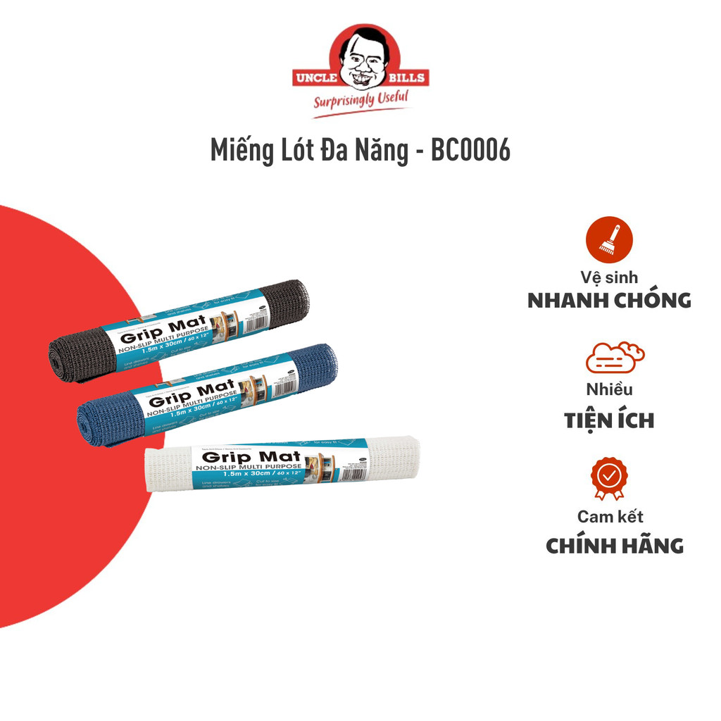 Miếng Lót Đa Năng UNCLE BILLS Cao Cấp Dễ Dàng Sử Dụng Trên Mọi Bề Mặt - BC0006