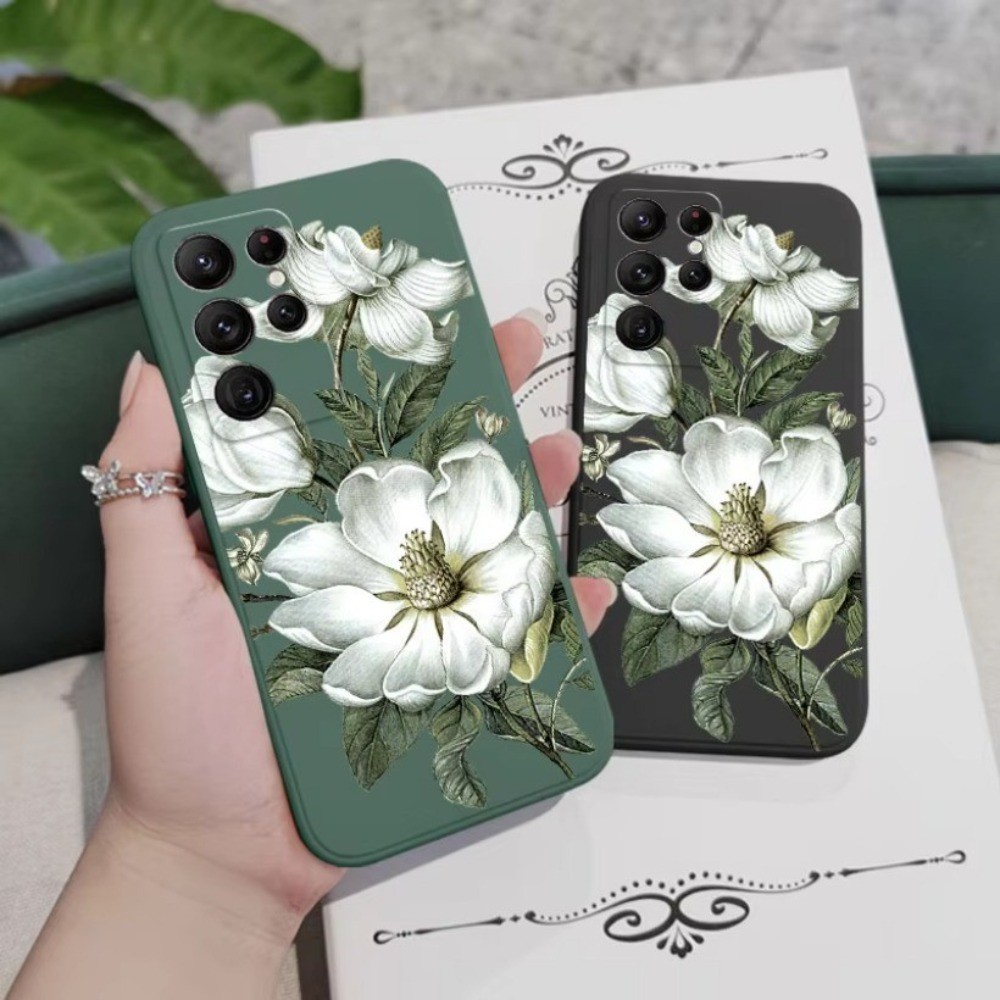 Ốp Điện Thoại Magnolia Tuyệt Đẹp Cho Realme C85 C71 C75 C75x GT7 GT8 Pro 7T GT6 GT Master Edition Mề