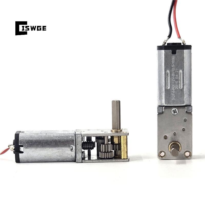 [CISWGE] 1 Cái DC 3V-6V 5V 10RPM Động cơ giảm mô-men xoắn lớn góc phải Robot ô tô trục D Mini N30 Độ