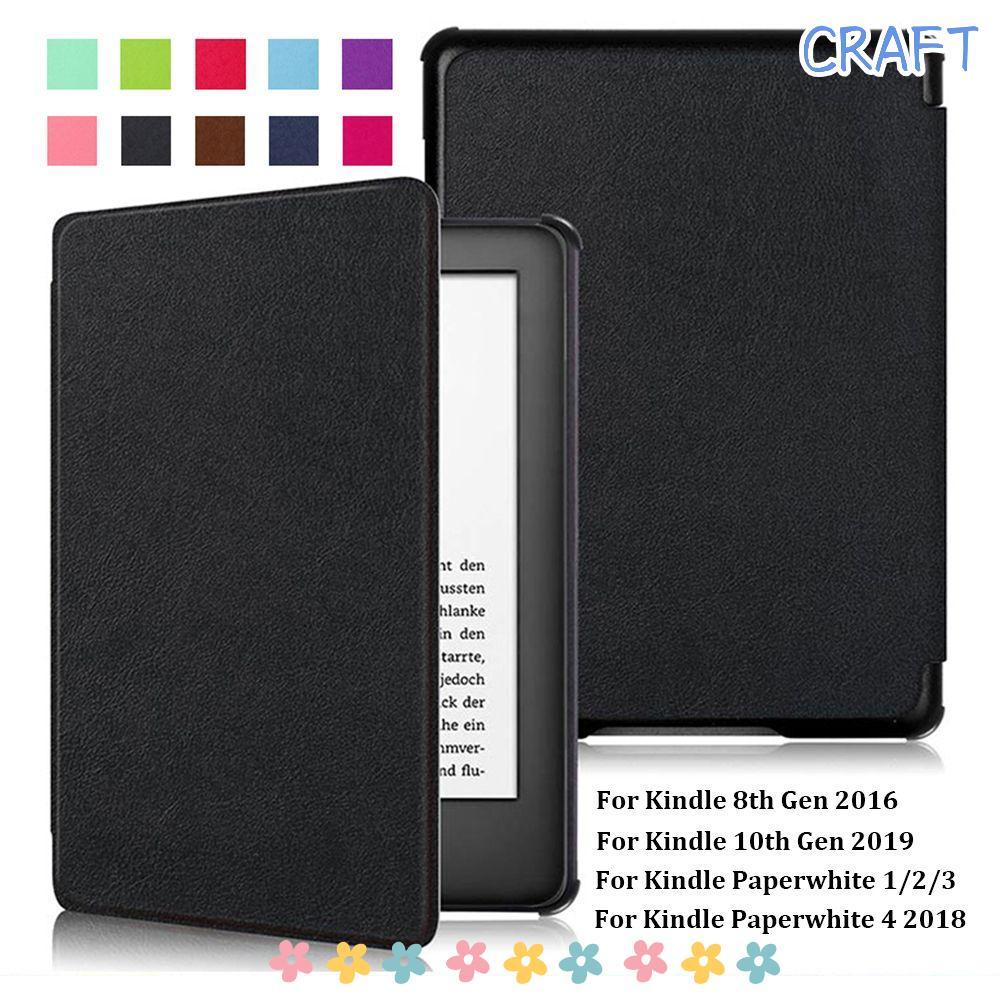 CRAFT Smart Colorful 6 "eBook Reader Da PU siêu mỏng cho Kindle 8 / 10th Gen Paperwhite 1 / 2 / 3 / 