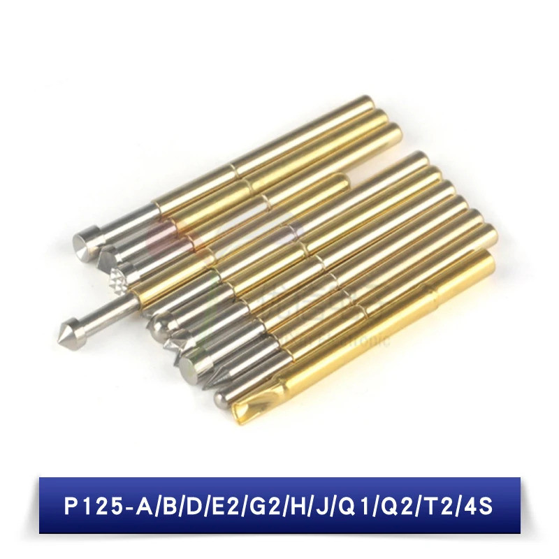 10 Cái / 20 Cái Đầu dò thử nghiệm lò xo Pogo Pin P125-A P125-B P125-D P125-E2 P125-G2 P125-H P125-J 