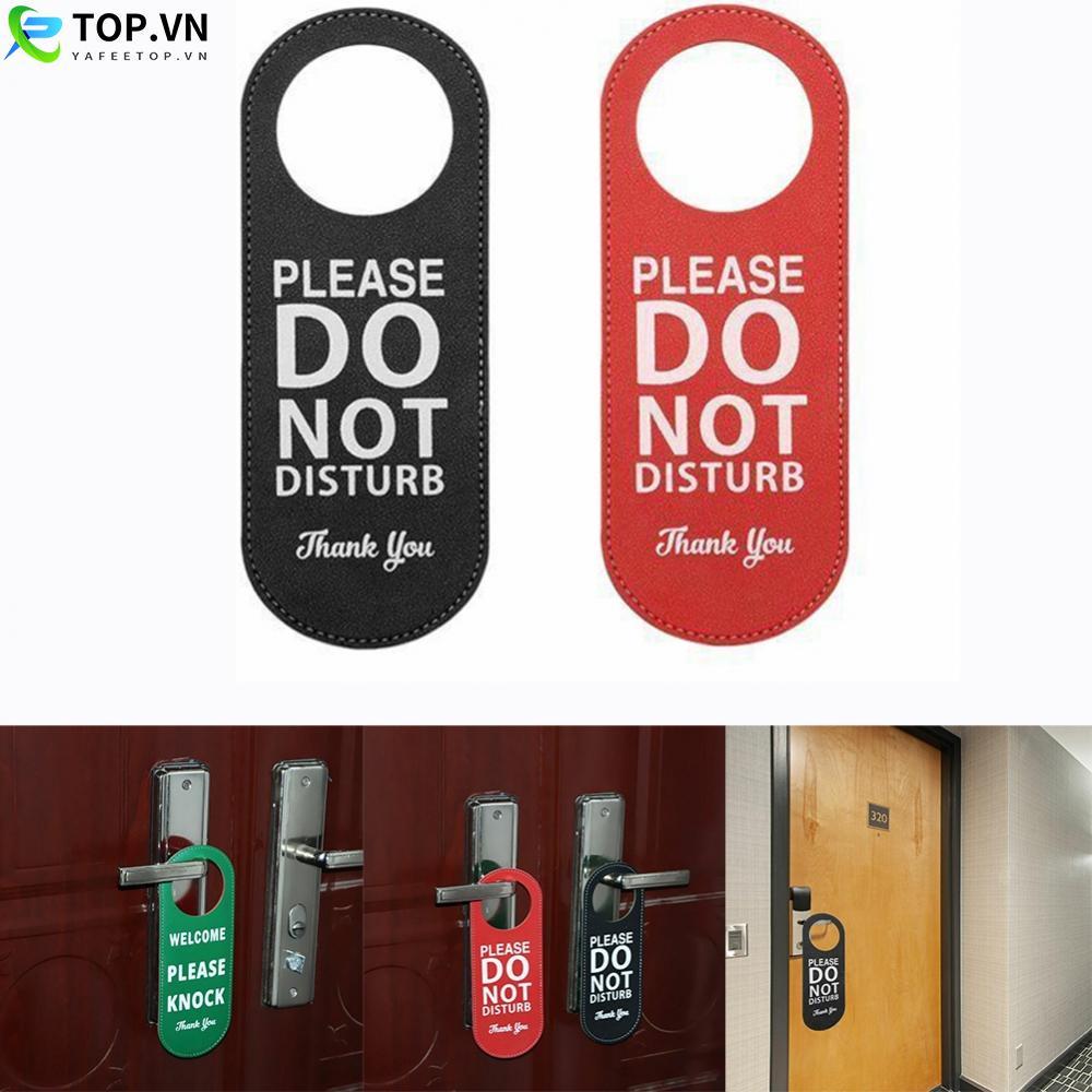 Door Sign Bar Hotel Mall 1PC 1 * Thiết kế họa tiết trang trí nhà màu đen + xanh