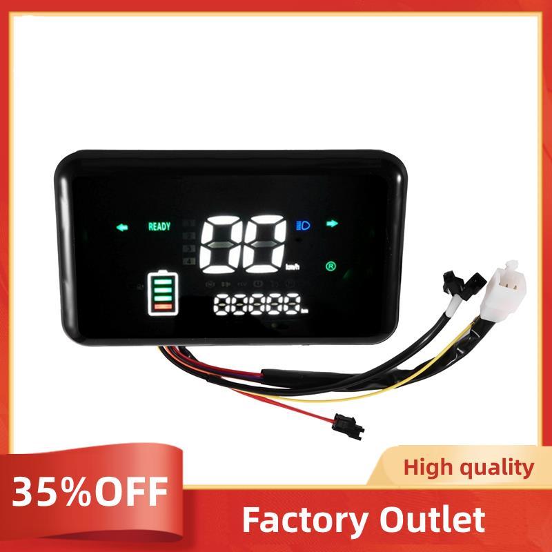 Đồng hồ tốc độ kỹ thuật số LCD màu 48V-72V cho xe tay ga điện Màu xe đạp LCD Đồng hồ tốc độ kỹ thuật