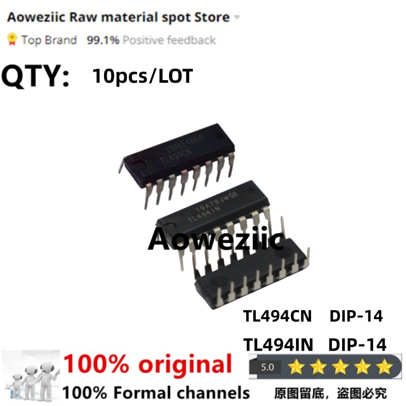 10 Chiếc 100% Mới Nhập Khẩu Chính Hãng TL494 TL494CN TL494IN DIP-16 Bộ Điều Khiển Chế Độ Công Tắc