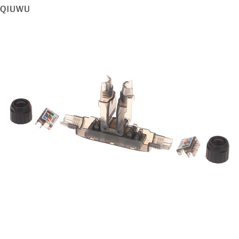 QIUWU Terminal Network Extension Cable Tool-less Extension Connector Network Extender Hộp kết nối bộ