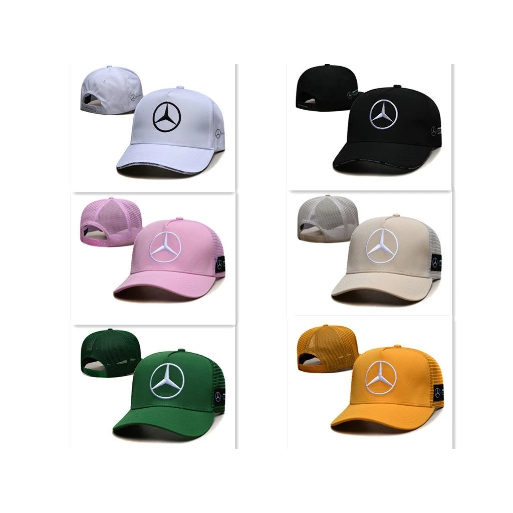 Mercedes Benz Đạt Đỉnh Nắp Xe Mercedes-Benz Mũ Đua Mũ Điều Chỉnh Mũ Bóng Chày Mũ Phong Cách Hồng Kôn