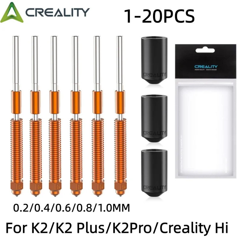 HB Creality K2 Plus Hi Combo Vòi Phun Quick-Swap Bộ Vòi Phun Thép Cứng Thiết Kế Toàn Kim Loại Cho Cr