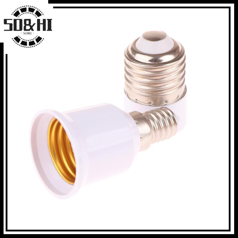 Bộ chuyển đổi bóng đèn LED 1Pc E14 sang E27 / E27 sang E14 Giá đỡ đế bóng đèn E14 Female E27 Male Ad