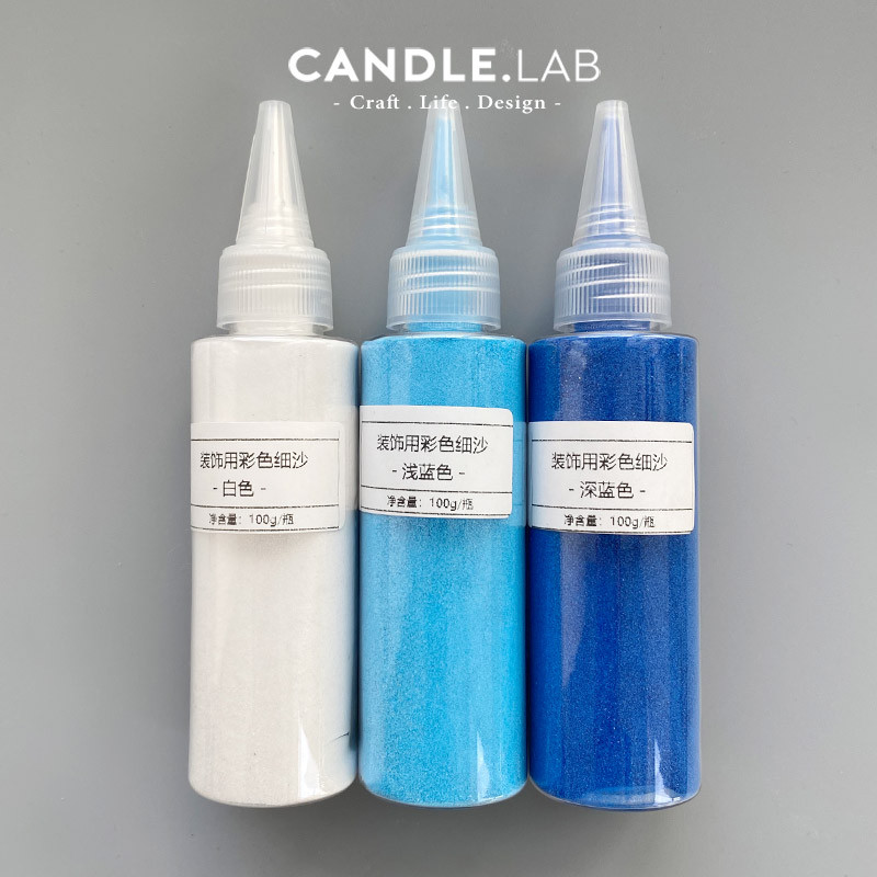 CANDLE.LAB | Gel Wax Jelly Candle Holder Candle Cup diy Trang trí đầy màu sắc Nhiều màu Cát mịn 04