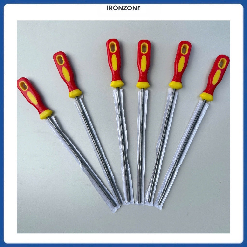 Dũa Xích Cưa STRTEEL,  Dũa Mài Lưỡi cưa Cao Cấp có Tay cầm đủ kích thước - IronZone