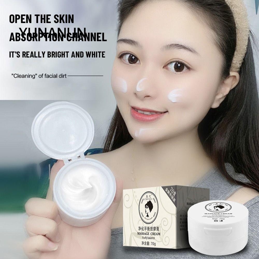 YUNAUN Clean Shrink Hair Bright Skin Care Kem Massage bù nước chống lão hóa
