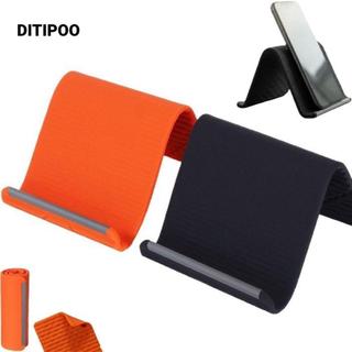 Giá đỡ điện thoại silicon có thể gập lại DITIPOO, Giá đỡ điện thoại bằng nhôm di động có thể điều chỉnh, Quà tặng Giá đỡ điện thoại máy bay chống trượt linh hoạt