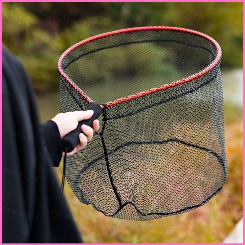 G13 Cầm Tay Nhẹ Fly Fishing Landing Net Bắt An Toàn Và Phát Hành Dụng Cụ Câu Cá Ngoài Trời G13