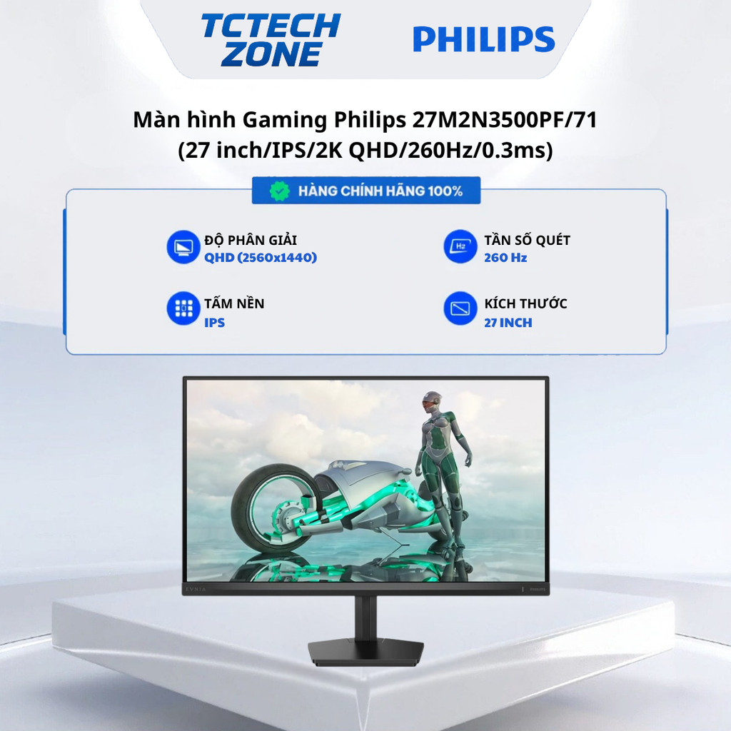 Màn hình chơi game Philips Evnia Fast IPS Gaming monitor 27M2N3500PF/71 (27 INCH, QUAD HD, IPS, 260H