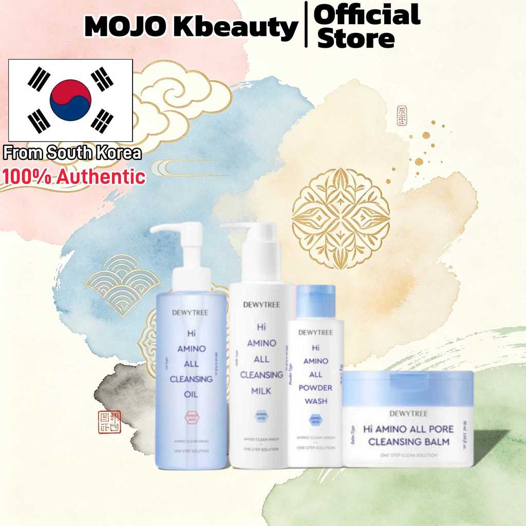 [DEWYTREE] Sữa rửa mặt Hi Amino All Enzyme 50g / Dầu rửa mặt toàn bộ 200ml / Kem làm sạch sâu Amino 