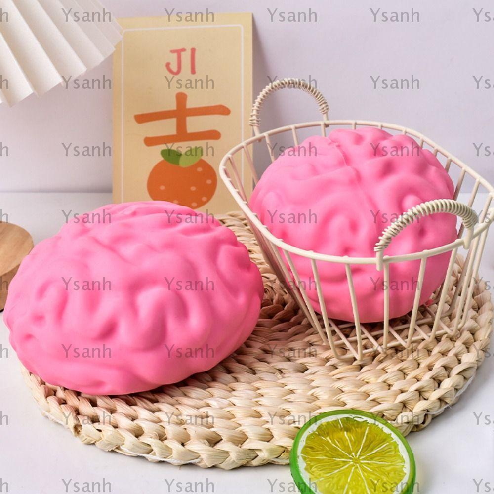 YSANH Căng Thẳng Bóng, Thư Giãn Thiết Kế Thực Tế Đồ Chơi Squishy Não Lớn, Giảm Căng Thẳng Cảm Giác M