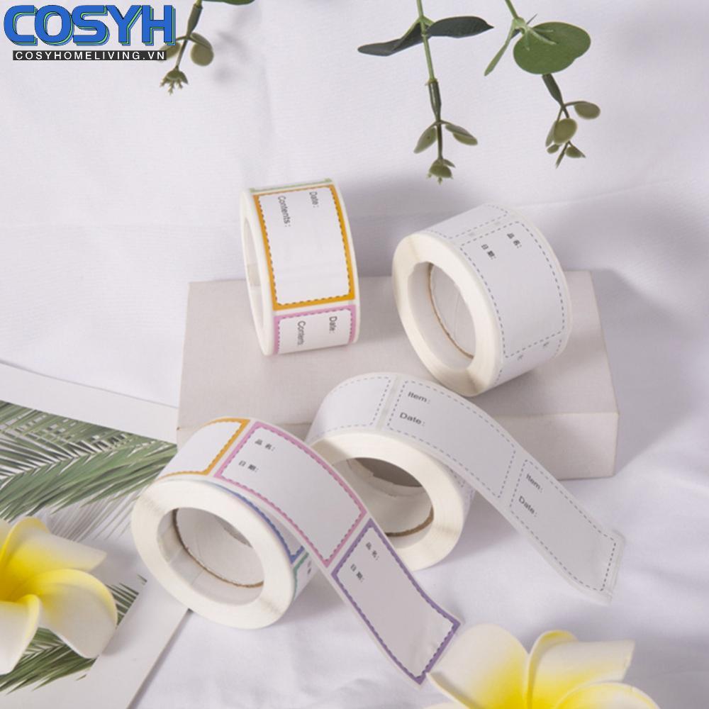 <cosyh>Simplify Your Kitchen Inventory with 250 Food Storage Paper Sticker Labels