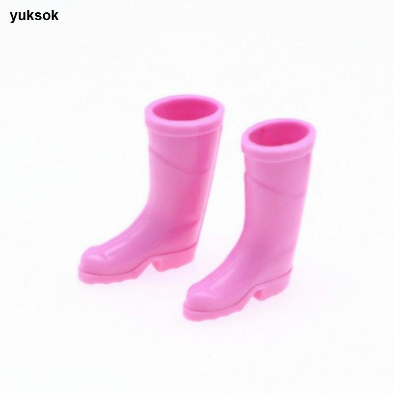 Yuksok Thu Nhỏ Búp Bê Đi Mưa Giày Silicon Thực Tế Cho OB11 BJD Giáng Sinh 112 Nhà Búp Bê Phụ Kiện