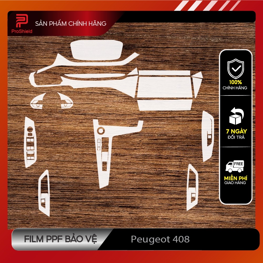 Peugeot 408 Film PPF dán : Che mờ vết xước cũ, phục hồi xước dăm, xước xoáy. ( Tặng dụng cụ dán )