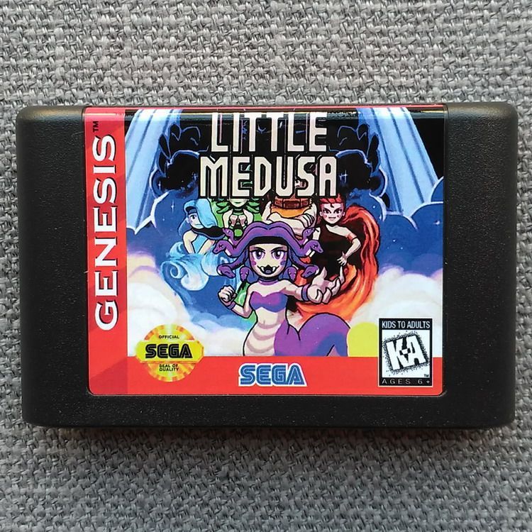 [Thẻ trò chơi Little Medusa] (Trò chơi mới 2018) Sega MD < Little Medusa > GENESIS Little Medusa