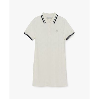MLB - Đầm polo mini tay ngắn Classic Monogram_3FOPM0163-50IVS