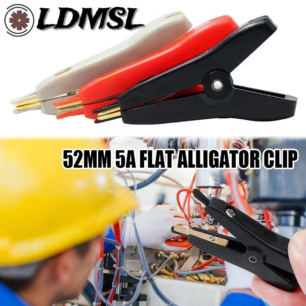 LDMSL LCR Kelvin Cá Sấu Kẹp Cáp Pin Kim Loại Kẹp Kiểm Tra DIY Điện LCR Kelvin Kẹp