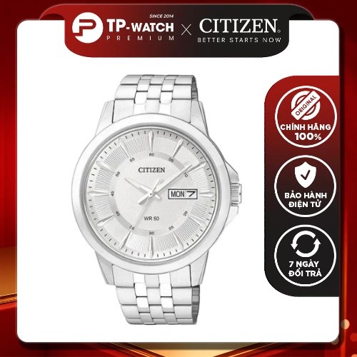 Đồng Hồ Nam Dây Thép Citizen Quartz BF2011-51A - Size 41mm
