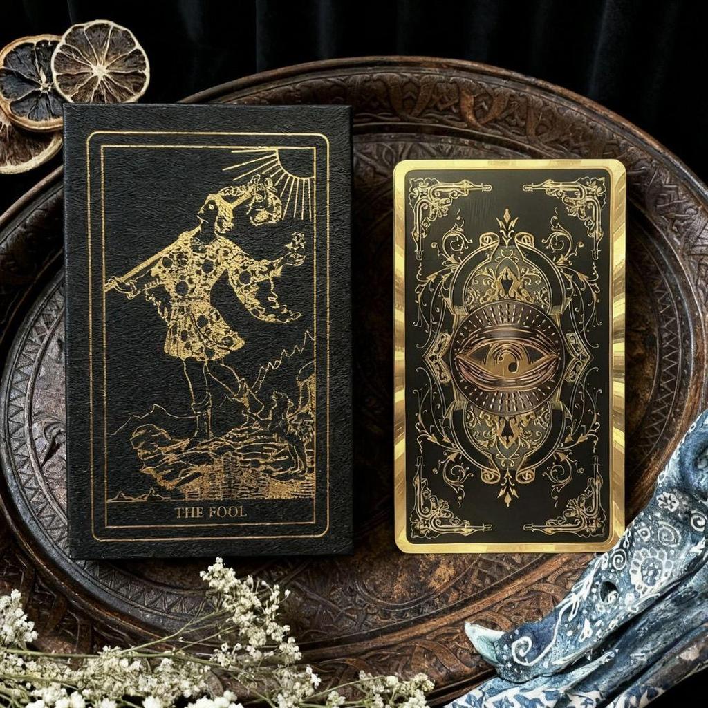 Witte Tarot Người mới vào cấp Thẻ giá rẻ PET Gold Foil Witte Tarot Card Classic West Card Dịch vụ ch