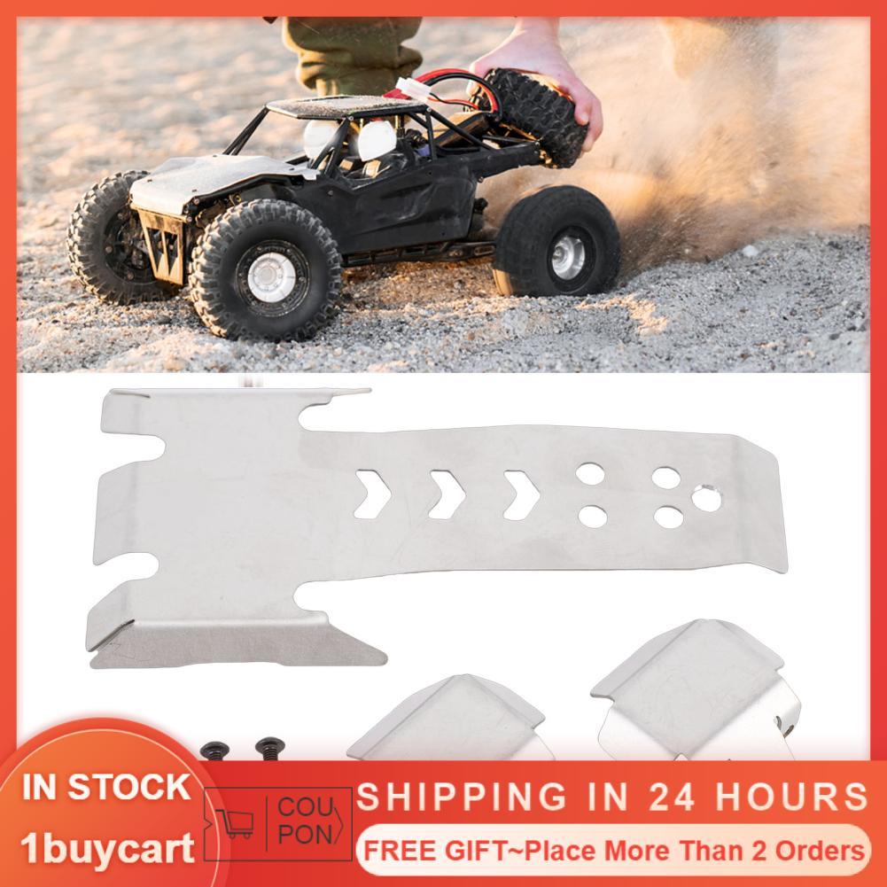 1buycart1 RiToEasysports RC Phụ Kiện Hợp Kim 1/10 Xe Giáp Khung Xe Bộ Phía Trước Trục Sau Bảo Vệ Cho