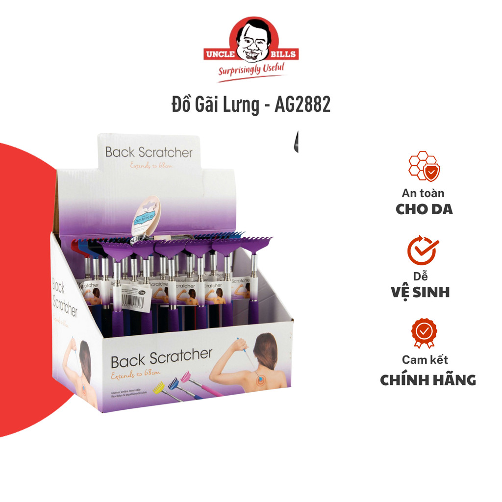Đồ Gãi Lưng UNCLE BILLS Dài 68cm Tùy Chỉnh Co Giãn AG2882