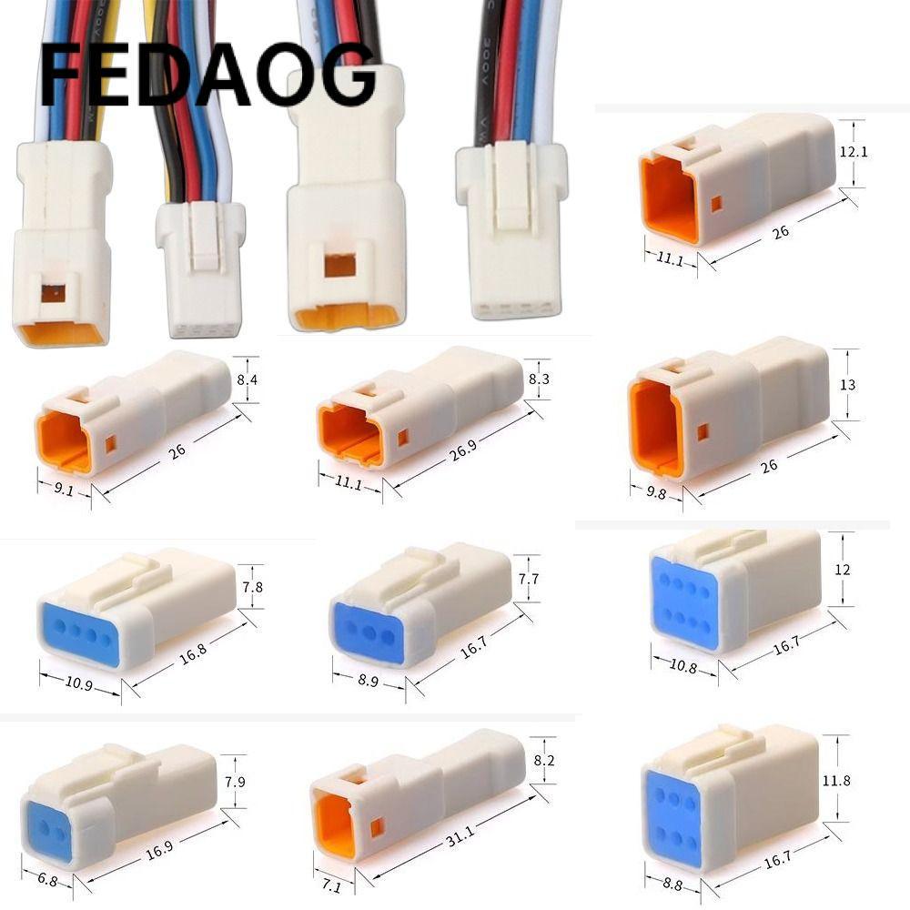 Đầu nối cáp chống nước ô tô FEDAOG, 03R-JWPF-VSLE-S JST JWPF Loại JST JWPF Nam Nữ Mông Cắm, 2 3 4 6 