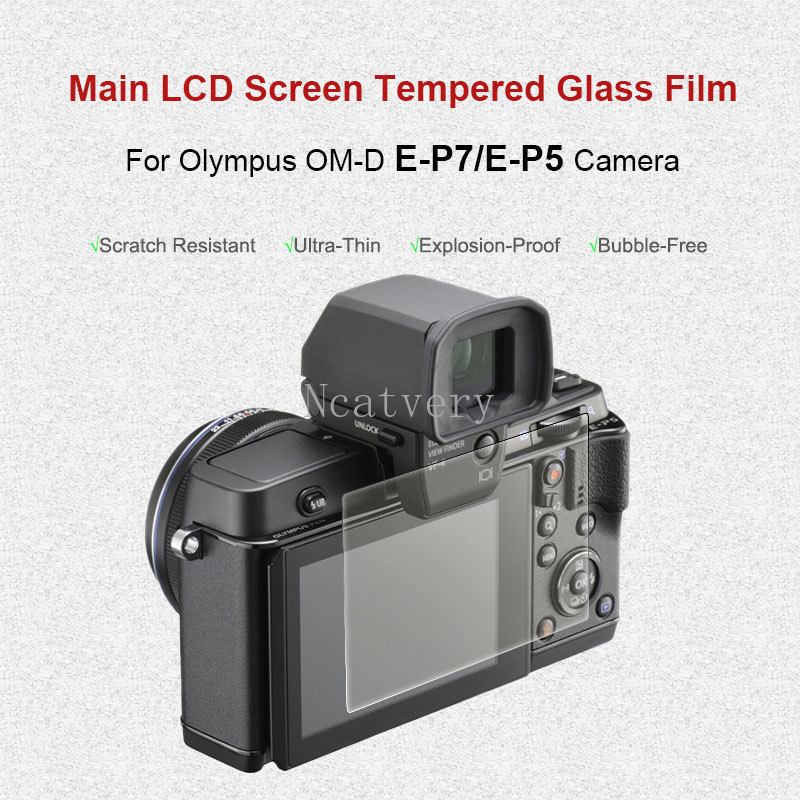 Dành Cho Olympus OM-D EP5 EP7 Phim Màn Hình Full Camera Bảo Vệ Màn Hình Độ Nét Cao Kính Cường Lực Ch