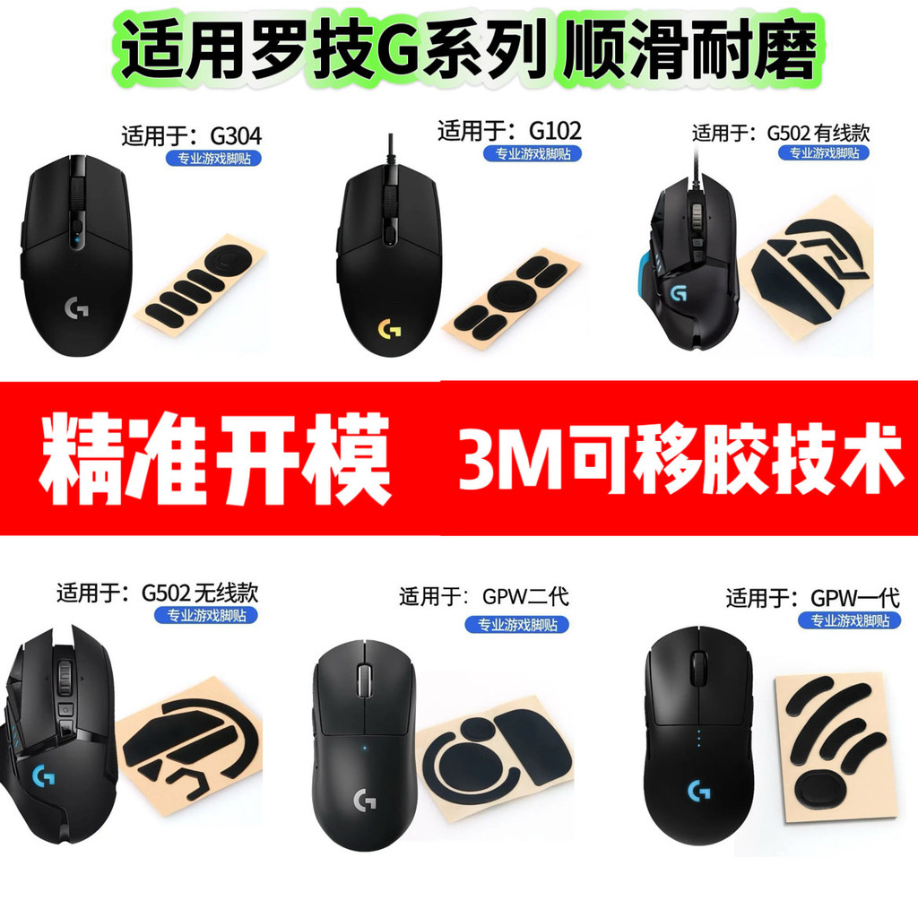 Miếng Dán Chân Chuột 3M Logitech G900 / G300S / G400 / G500 / G600 / G700 / M705 Miếng Lót Chân Phiê
