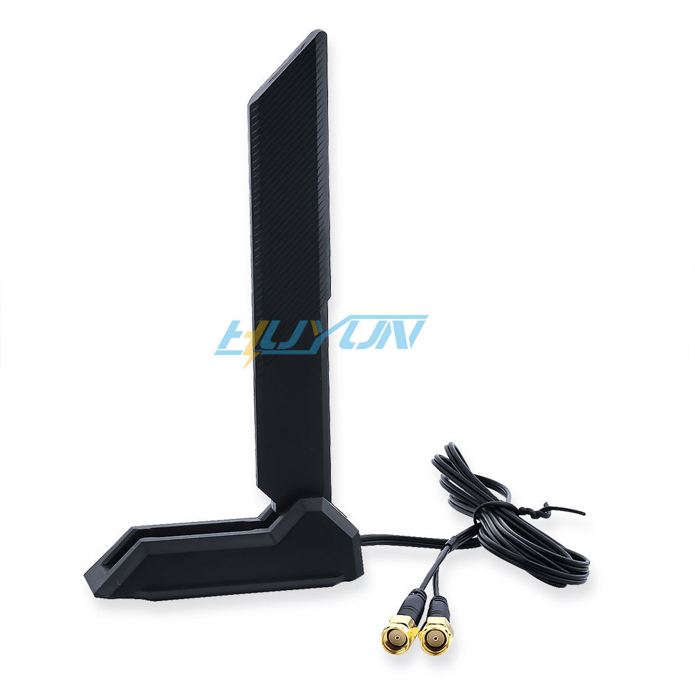 Ăng-ten đế ngoài từ tính WIFI6E Tri-Frequency 2.4g / 5g / 6g Dây nối dài độ lợi cao Asus Blade 12db