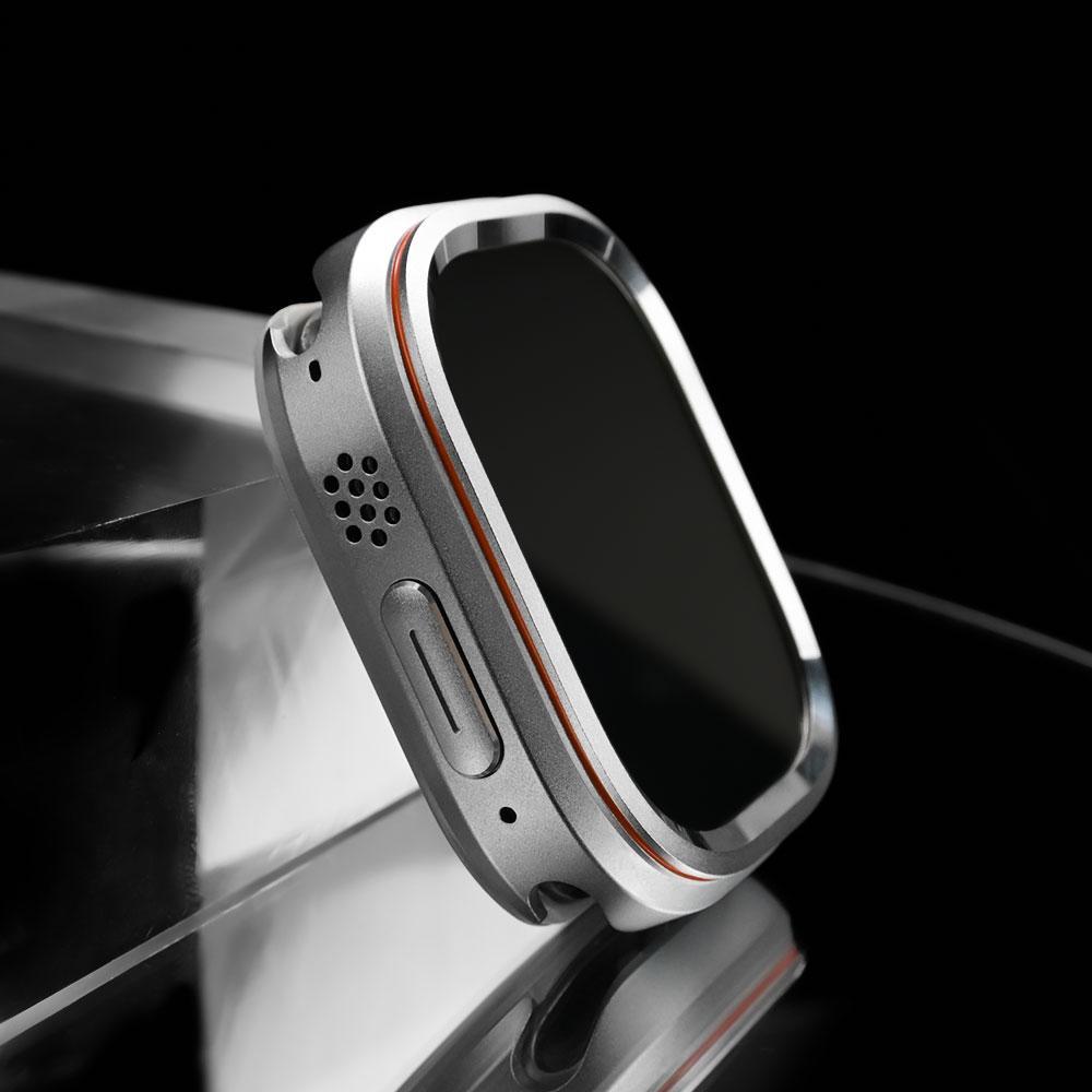 Nam Hợp Kim Dành Cho IWatch Ultra 3 2 1 49mm Hợp Kim Kẽm Mờ Chống Thấm Nước Bảo Vệ Nhôm Cho IWatch U